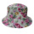 Chapéu de balde com tecido floral (BT072)